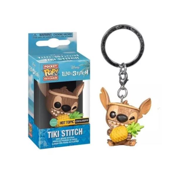 FUNKO POP STITCH – Stitch con Ananas Portachiavi 5cm In box …x12
